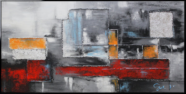 Moderne Taide "Abstraktio" Seinäkoriste Maalaus abstrakti maalaus