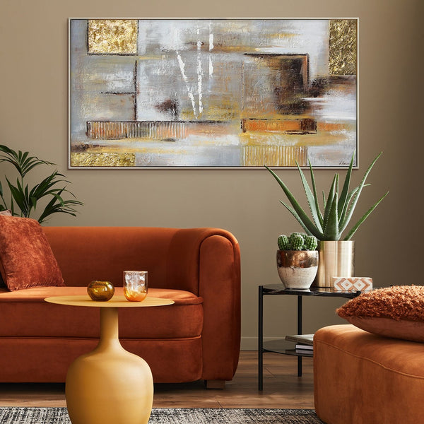 abstraktes acrylbild malen