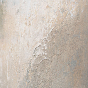 Abstrakti maalaus kehyksillä - Moderni seinätaide beigen, sinisen ja kullan sävyissä "Valon siirtymät"