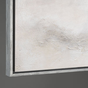 Käsinmaalattu taulu „Sumuinen Kaukaisuus“ – Moderni abstrakti taide kankaalla