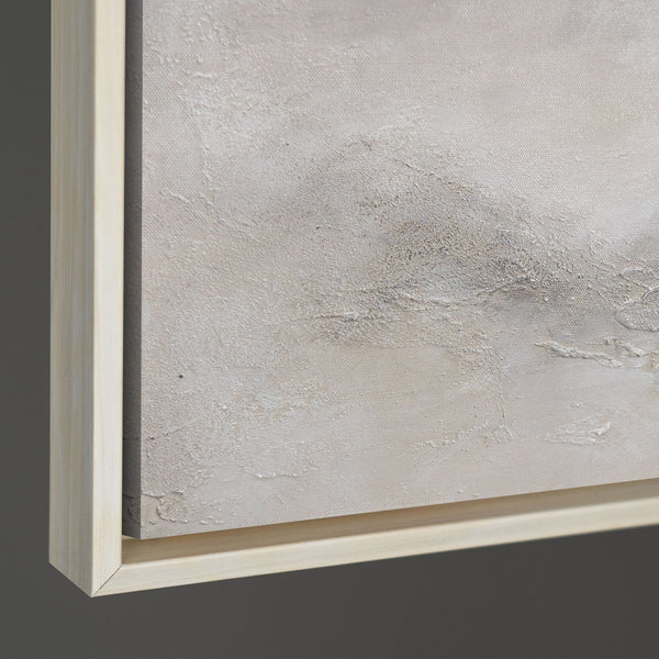 Käsinmaalattu taulu „Sumuinen Kaukaisuus“ – Moderni abstrakti taide kankaalla