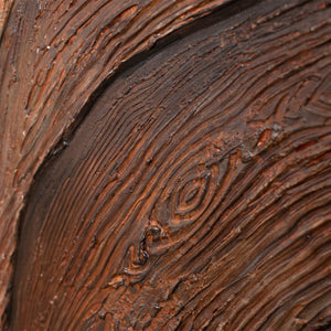 Strukturierte Acrylmalerei in Holzoptik-Rahmen „Atem des Baumes“