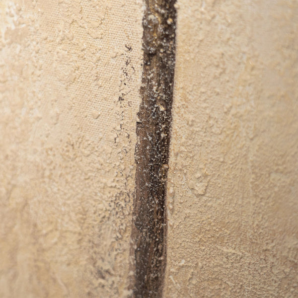 Handgemalte Acrylmalerei „Atem des Sommers“ – Moderne Abstrakte Kunst mit Rahmen