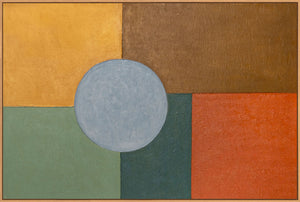 Abstraktes Bild im Rahmen „Kreislauf des Lebens“