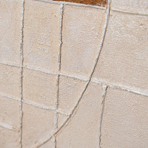 Käsinmaalattu taulu „Linjat ja Kehykset“ – Geometrinen taideteos kehystettynä