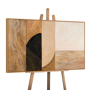 Käsinmaalattu taulu „Luonnolliset ornamentit“ – moderni seinätaide luonnon inspiroimana