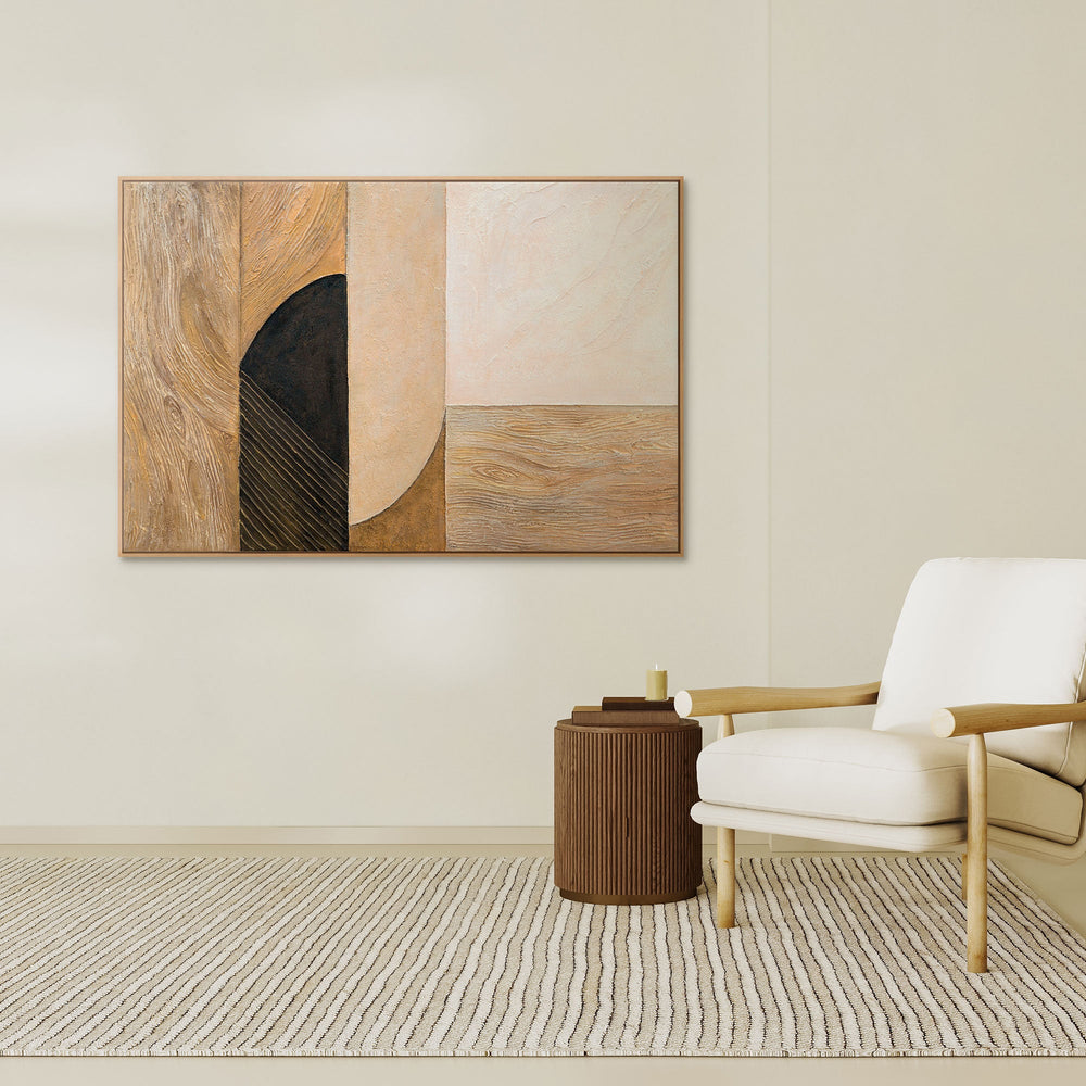 Käsinmaalattu taulu „Luonnolliset ornamentit“ – moderni seinätaide luonnon inspiroimana