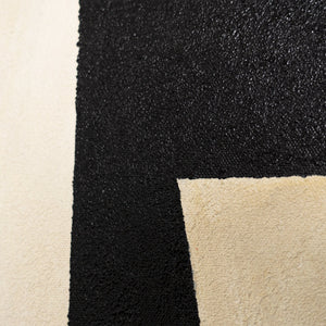 Handgemaltes Acrylbild mit Rahmen „Geometrie des Gesichts“ – Kubistische Wandkunst auf Leinwand