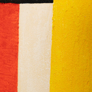 Abstrakti maalaus kehyksessä, geometrinen seinätaide "Kontrastit"