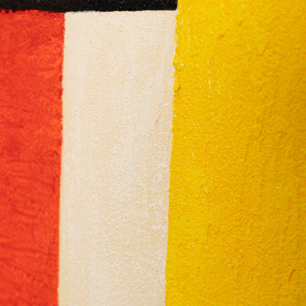 Abstrakti maalaus kehyksessä, geometrinen seinätaide "Kontrastit"