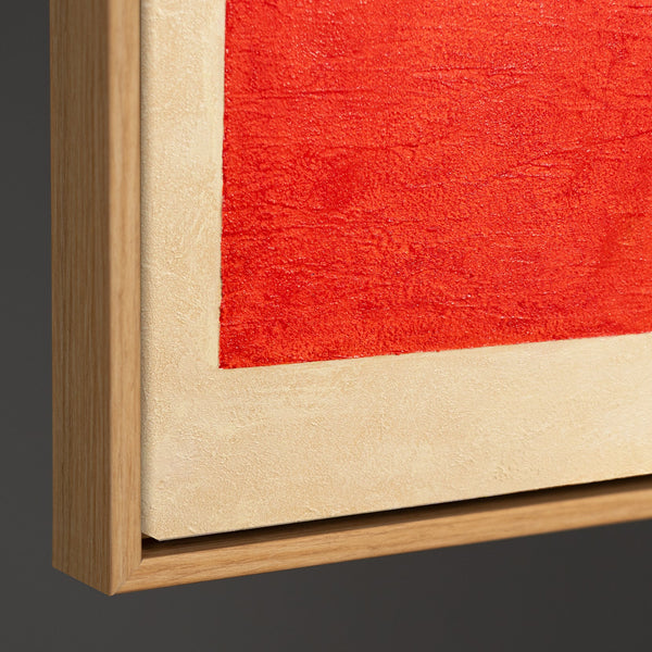 Abstrakti maalaus kehyksessä, geometrinen seinätaide "Kontrastit"