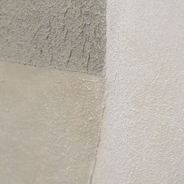 Moderni akryylimaalaus kehyksessä, geometrinen kankaalle maalattu maalaus "Geometrian hiljaisuus"