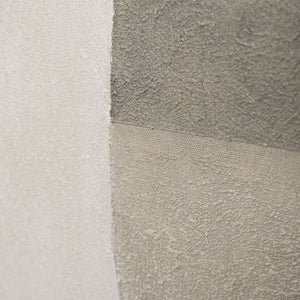 Moderni akryylimaalaus kehyksessä, geometrinen kankaalle maalattu maalaus "Geometrian hiljaisuus"