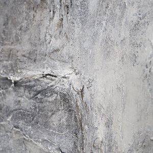 Käsinmaalatut kuvat kehyksissä, teksturoitu abstrakti taide "Kiven muisto"