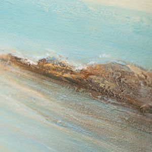 Handgemaltes Leinwandbild „Leichtigkeit des Seins“ – Moderne Acrylmalerei Meer