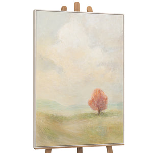 Handgemalattu taulu „Olemisen keveys” – moderni meriaiheinen akryylimaalaus