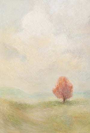 Handgemalattu taulu „Olemisen keveys” – moderni meriaiheinen akryylimaalaus