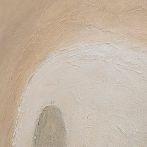 Käsinmaalattu taulu „Vihreä Korostus” – minimalistinen akryylimaalaus kankaalle