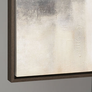 Produktübersicht eines abstrakten Leinwandbildes mit Farbflächen-Design