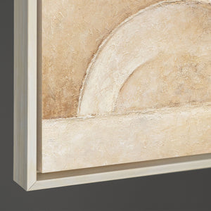 Abstrakte Texturmalerei mit sanften Übergängen und Tiefe