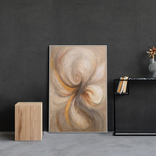 Abstrakti canvas taulu "Virtauksen energia" – Moderni taide olohuoneeseen