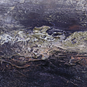 Abstract Acryl Gemälde Handgemalt mit Rahmen "Täuschung"