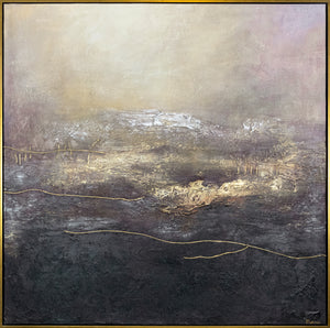 Acrylmalerei auf Leinwand Detail