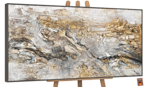 Gemälde Handgemalt „Glühen“ – Moderne Abstrakte Wohnung dekor