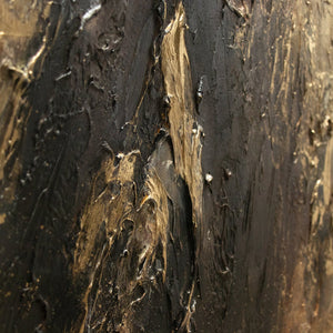 Moderne Kunst auf Leinwand – Abstraktes Bild mit Rahmen "Spiegelungen III"