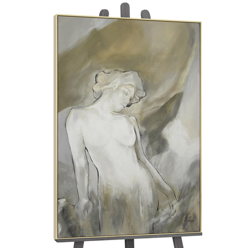 Käsinmaalatut Kuva Kangas abstrakti taulu "Rotterdamissa"