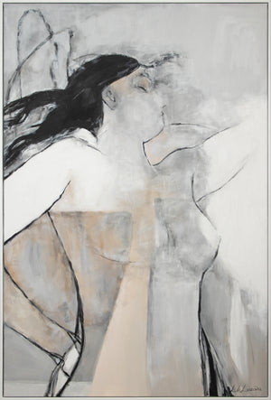 Künstlerische Acrylmalerei Struktur Deko