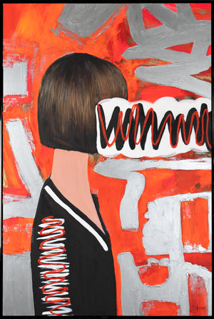 Abstrakte Wandkunst modern