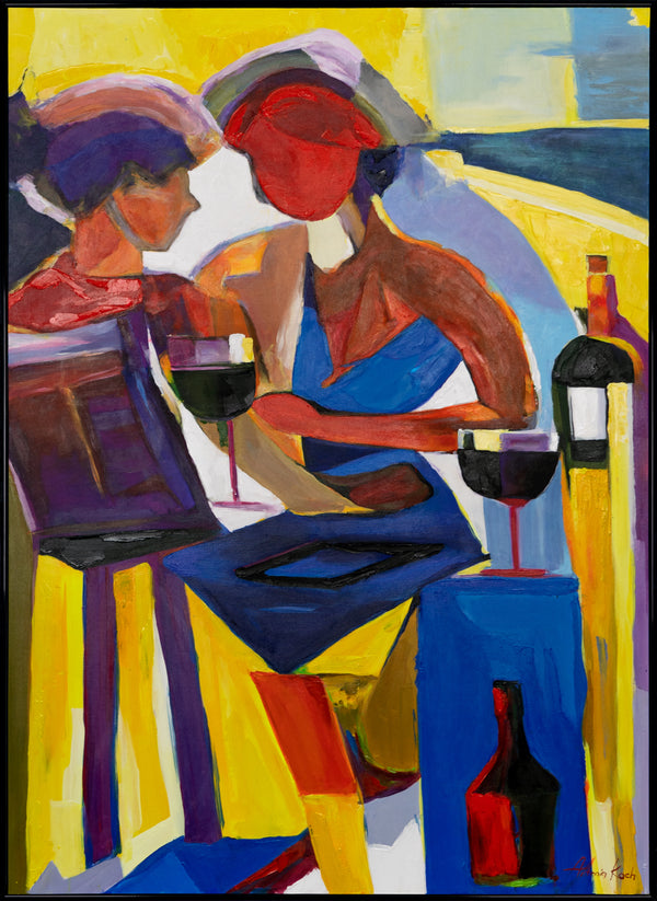 Künstlerische Acrylmalerei Struktur Deko