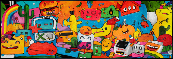 Künstlerische Acrylmalerei Struktur Deko