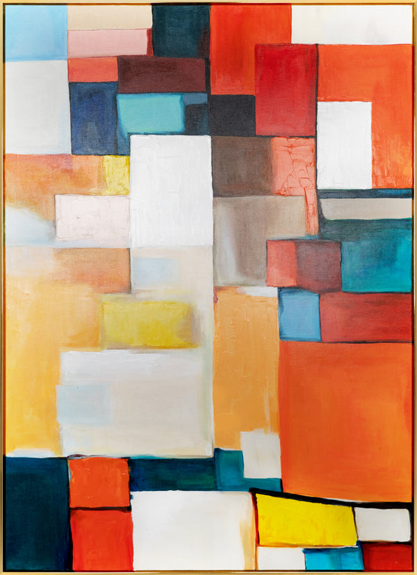 Künstlerische Acrylmalerei Struktur Deko