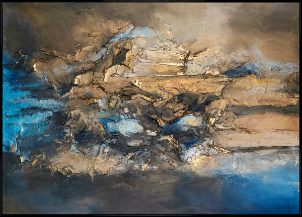 Acrylmalerei auf Leinwand Detail