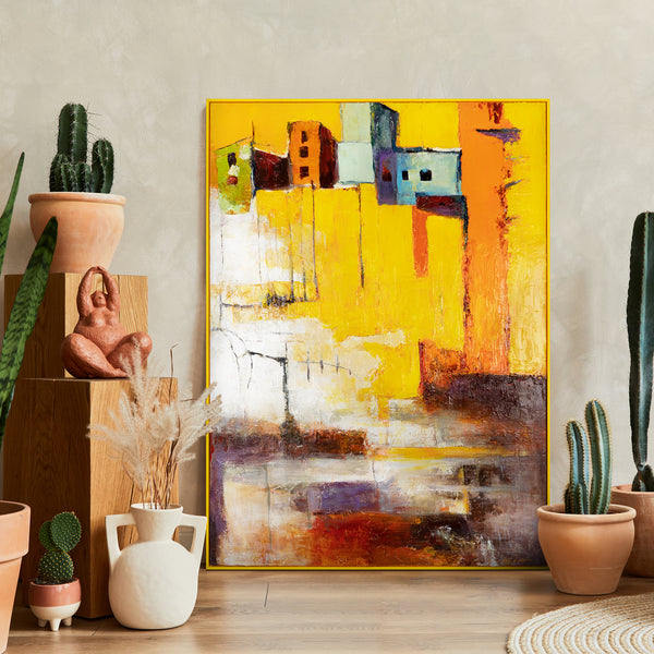 Leinwandbild an Wand im Wohnzimmer bilder leinwand mit rahmen