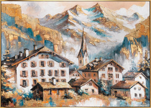 Künstlerische Acrylmalerei Struktur Deko