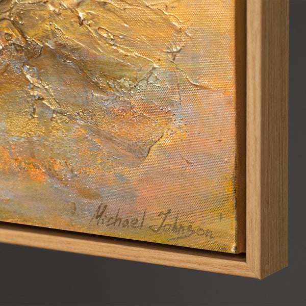 Käsinmaalattu uskonnollinen taulu “Uskoa säteilevä voima” – Kristus merellä