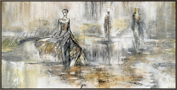 Acrylmalerei auf Leinwand Detail