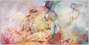 Acryl Wandbild Struktur Modern Deko