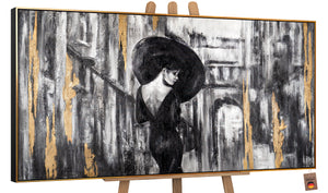 Handgemalte moderne acryl bilder "Filmstreifen"