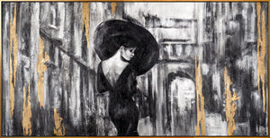 Acrylmalerei auf Leinwand Detail      