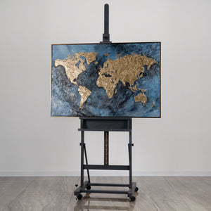 Yöloistavat Taideteokset Käsintehty Maalaus Kehyksillä "Taianomainen Kartta"