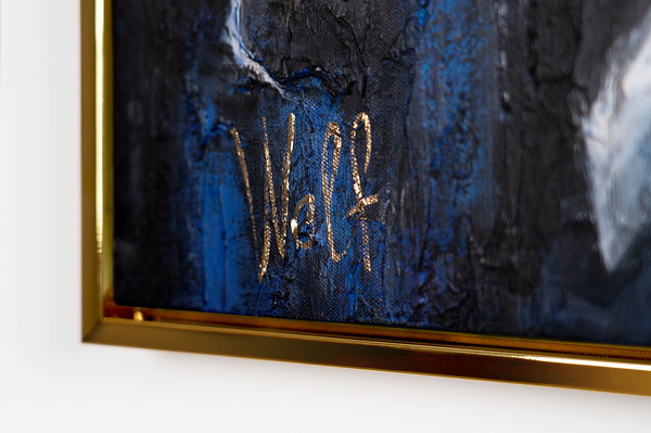 Leuchtende Kunstwerke "Börse" | Geschenk für Händler