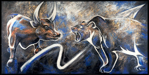 Wandbild Kunst auf Leinwand