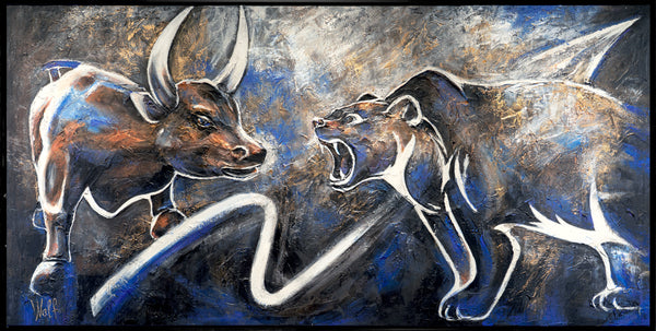 Wandbild Kunst auf Leinwand