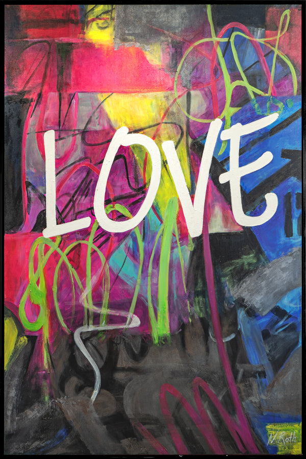 Handgemaltes Leinwandbild Acryl