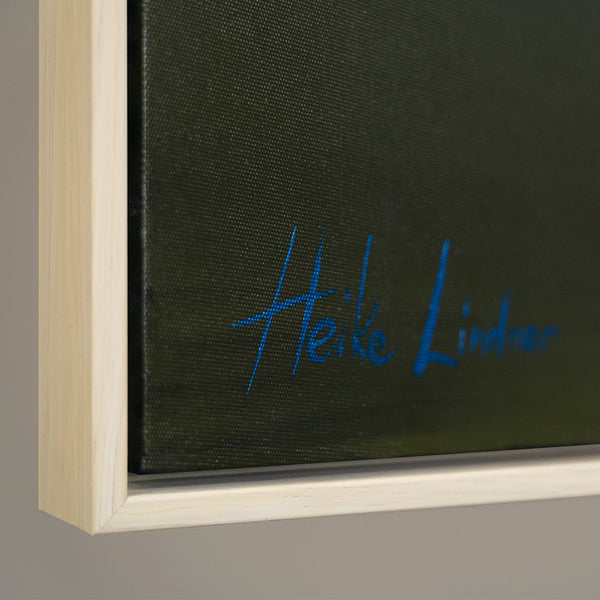 Fluoresoiva Itsevalaiseva taulu Maisemamaalaus "Metsän Horisontit"