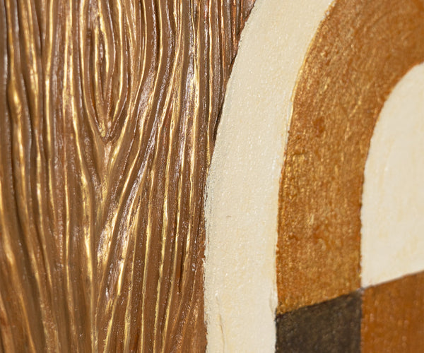 Handgemalte Abstrakte Bilder set mit Rahmen Einzigartige Wanddekoration